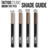 Maybelline Tattoo Studio Brow Tint Pen 130 Deep Brown 6ml