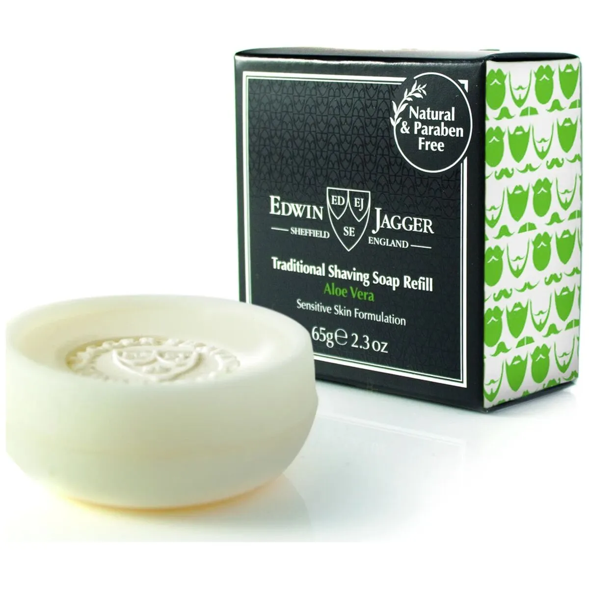 Edwin Jagger Raktvål Refill Aloe Vera 65g