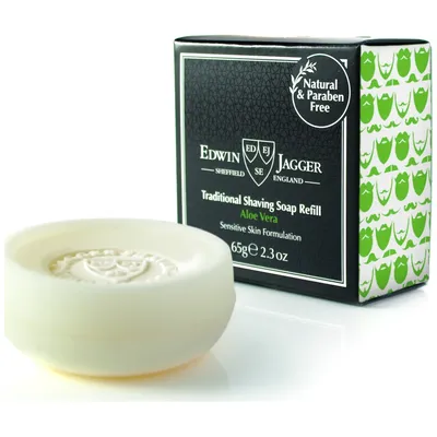 Edwin Jagger Raktvål Refill Aloe Vera 65g