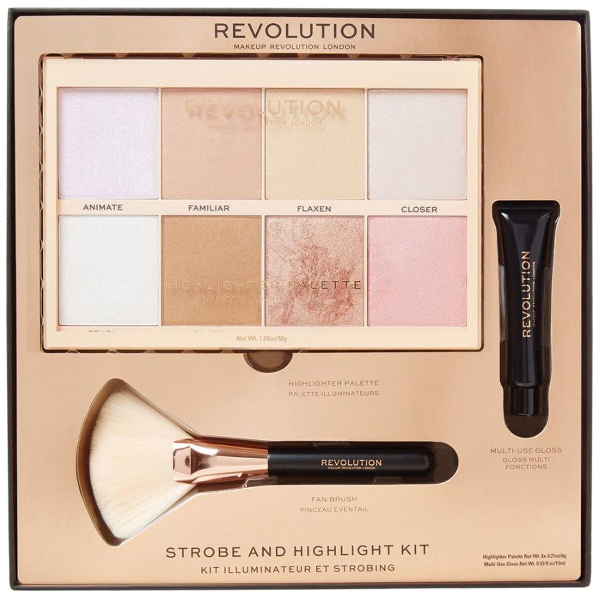 Makeup Revolution Strobe & Highlight Kit
