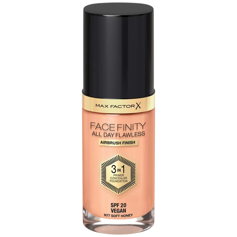 Max Factor Facefinity 3 In 1 Foundation 77 Soft Honey