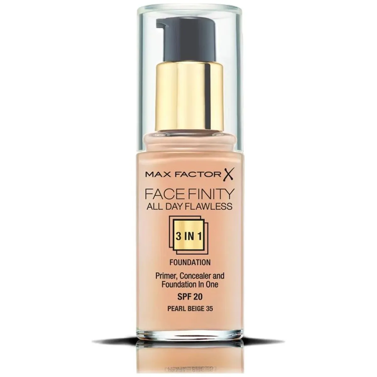 Max Factor Facefinity All Day Flawless 3 in 1 Foundation 35 Pearl Beige 30ml