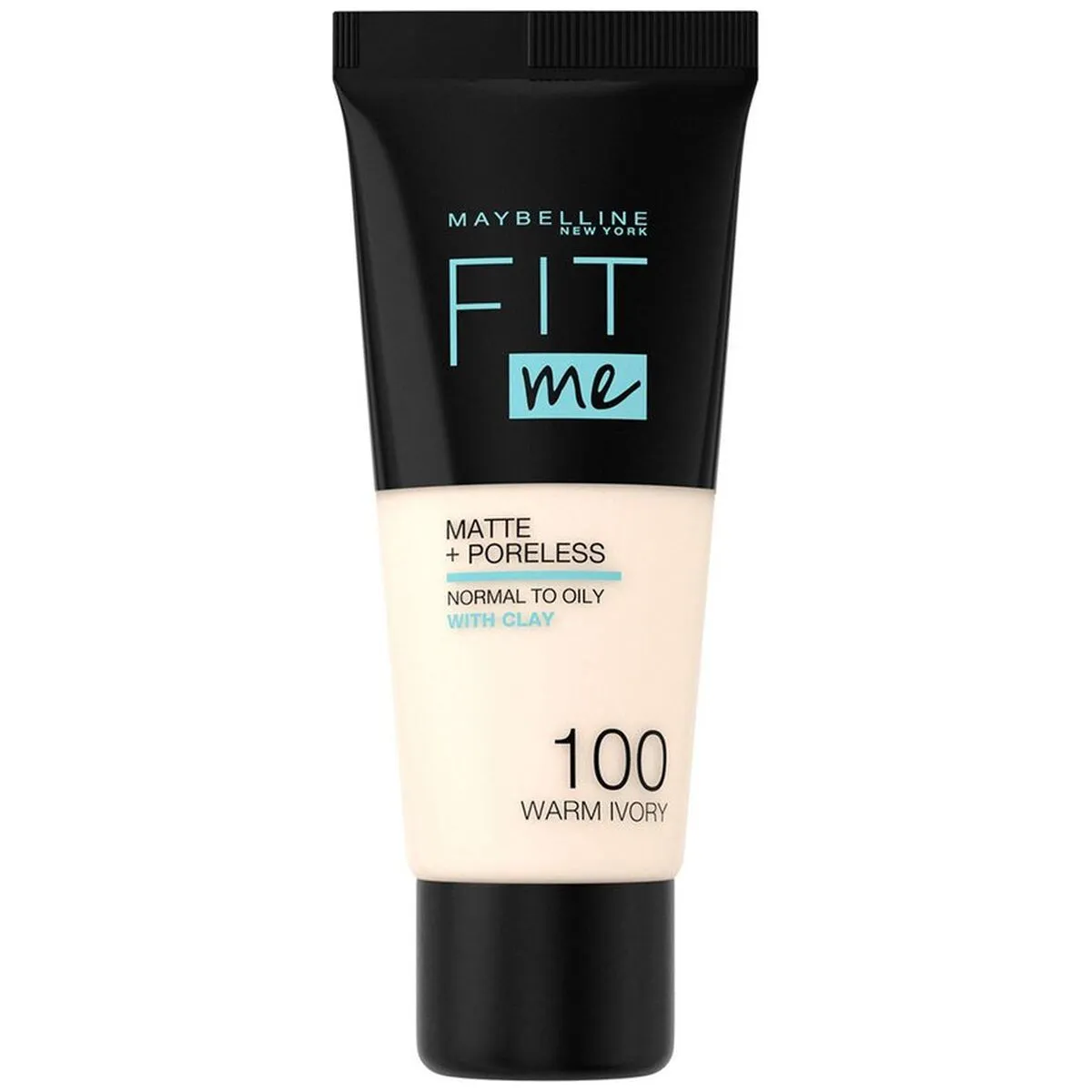 Maybelline Fit Me Matte + Poreless Foundation 100 Warm Ivory