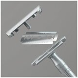 Mühle Companion Unisex Rakhyvel, Säkerhetshyvel Silver Matt Grå