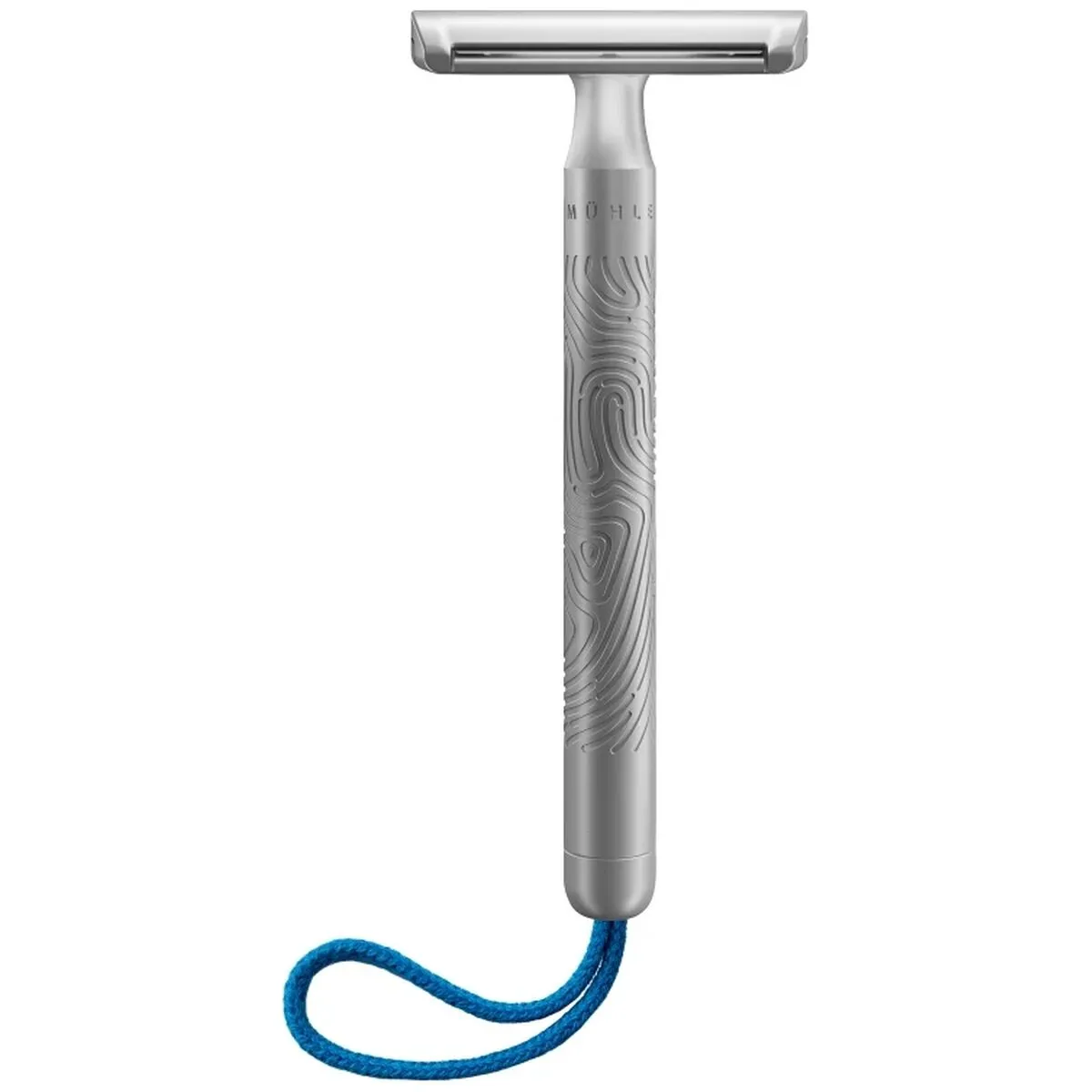 Mühle Companion Unisex Rakhyvel, Säkerhetshyvel Silver Matt Blå