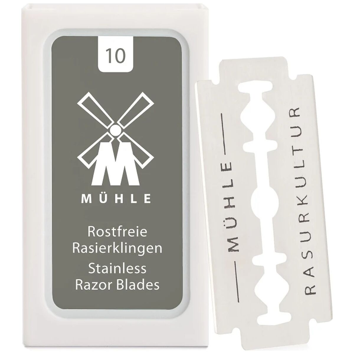 Mühle Dubbeleggade Rakblad 10-pack