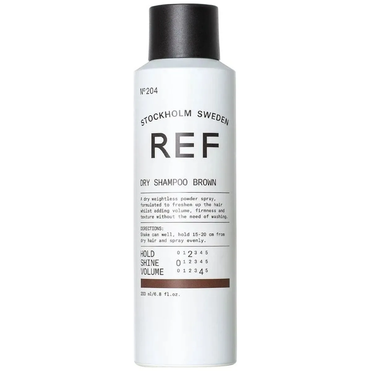 REF 204 Dry Shampoo Brown 200ml